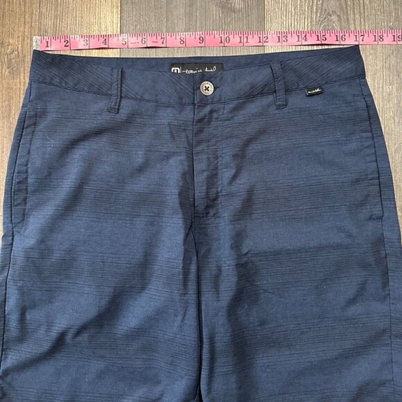 Travis Mathew Shorts Mens 32 Wonderlust 9" Performance Tech Chino Golf Casual - Picture 4 of 5
